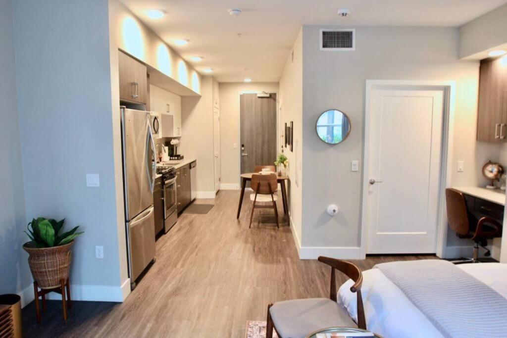 Mid-century Modern Choc & St. Joseph Apartment Orange